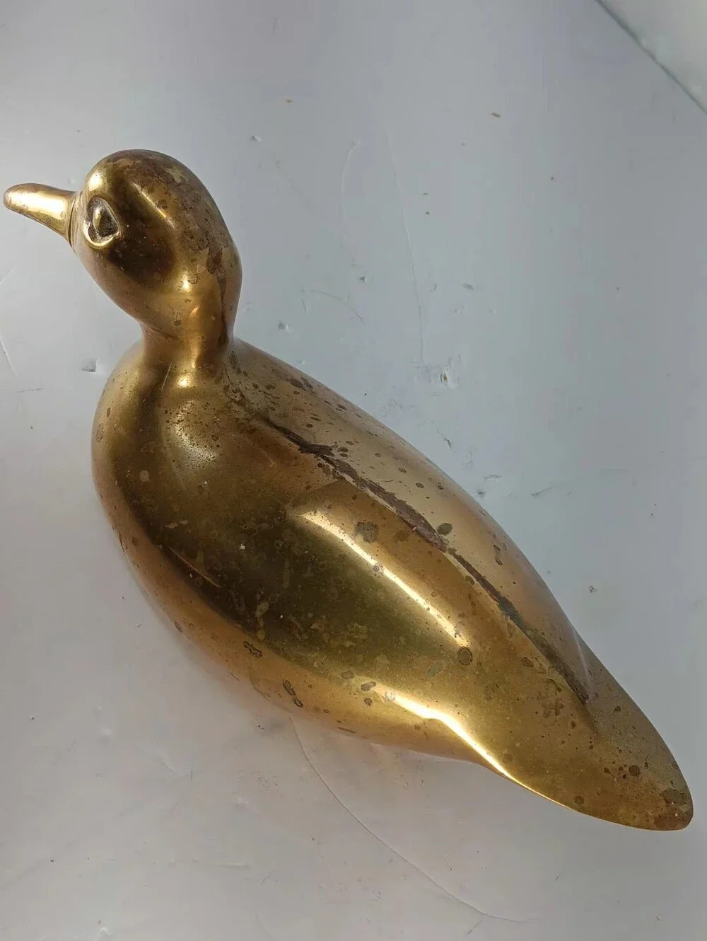 Solid Brass Duck Decoy Door Stop 10